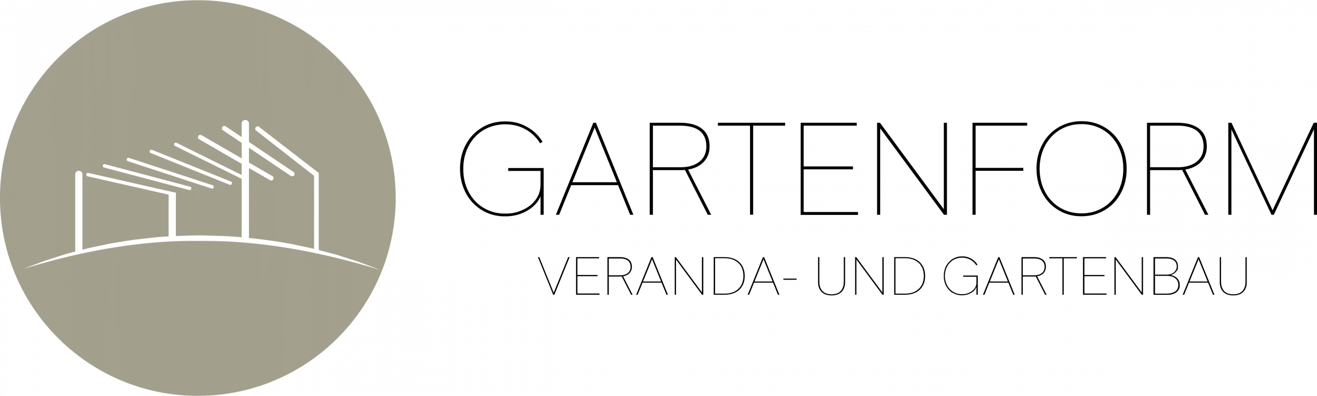 Terrassenüberdachung aus Glas in einem Garten in Lingen